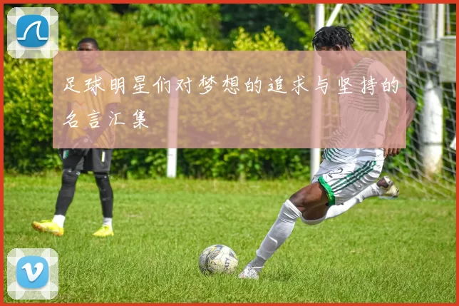 足球明星们对梦想的追求与坚持的名言汇集